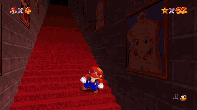 Backwards Long Jump cheat in Super Mario 64